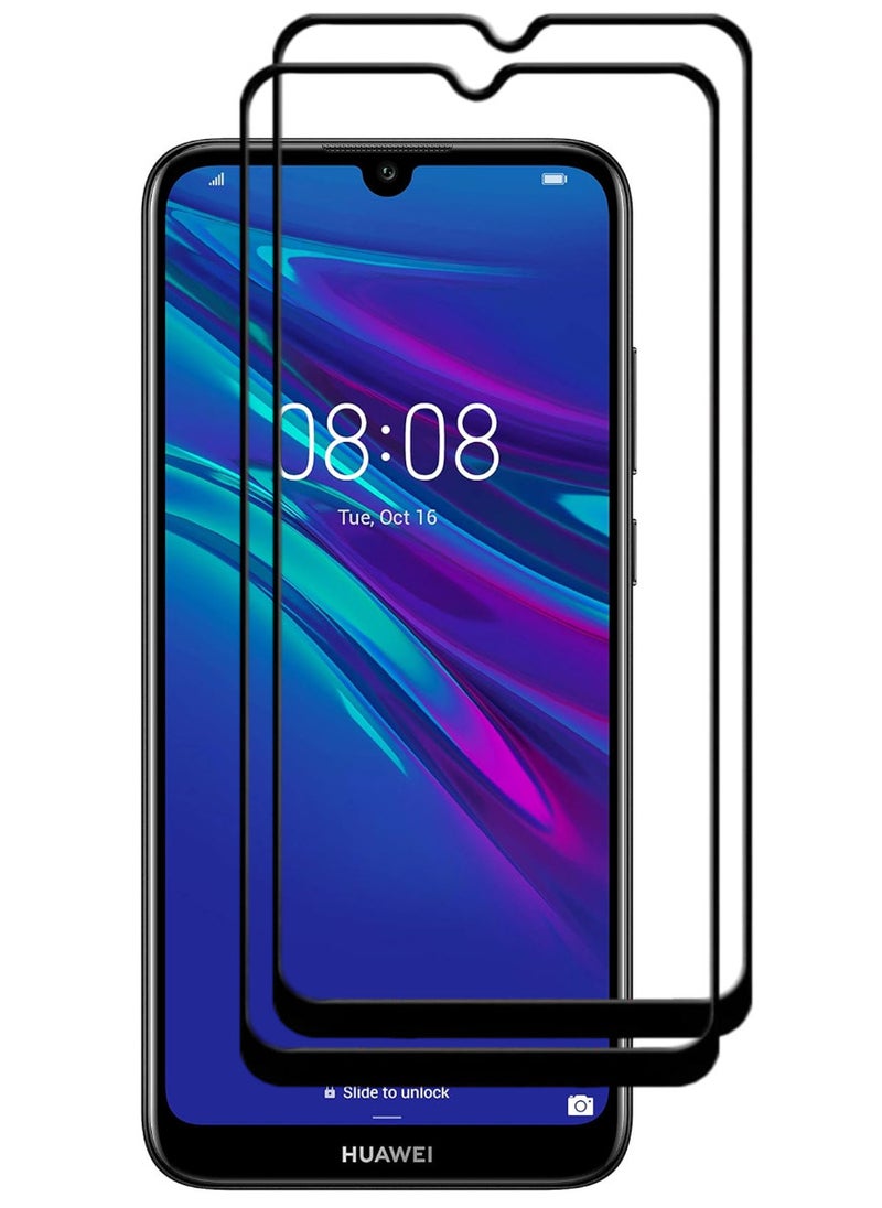 ACLIX 2 Pieces Antistatic ESD Dustproof Premium Quality High Definition Tempered Glass Screen Protector Designed For Huawei Y6 (2019) - Image 1