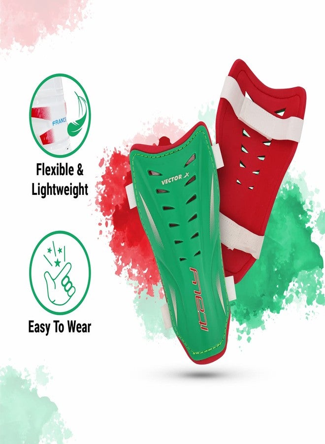 Vector X Italy Shinpad (Green,Red) (Medium) - Image 4