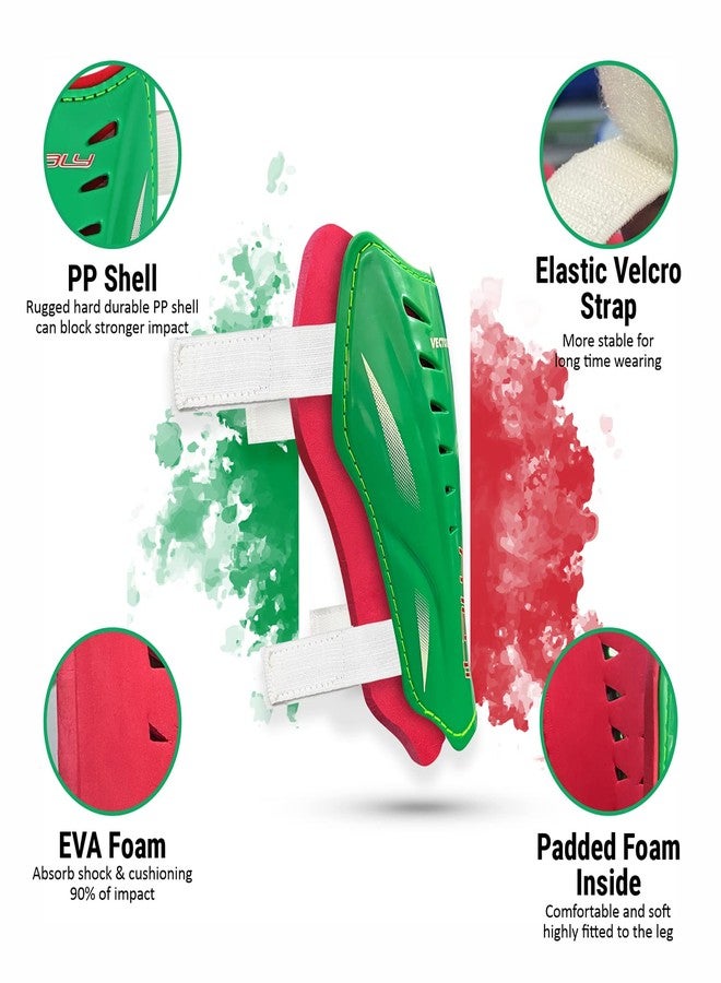 Vector X Italy Shinpad (Green,Red) (Medium) - Image 2