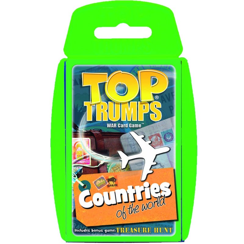 Top Trumps Card Game Countries of The World - Family Games for Kids and Adults - Learning Games - Kids Card Games for 2 Players and More - Kid War Games - Card Wars - for 6 Plus Kids - Image 1