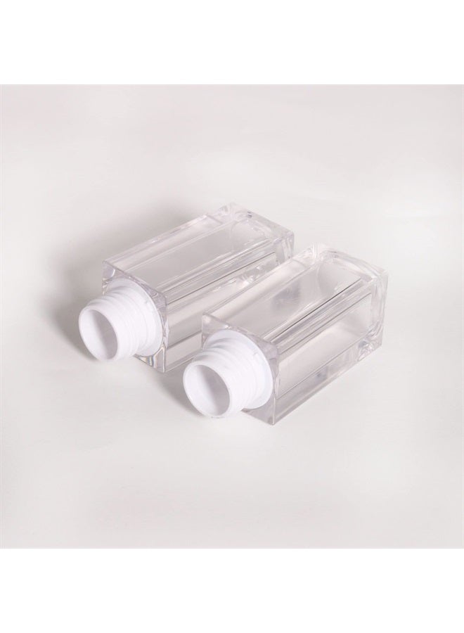 COSIDEA 24pcs 5ml Empty white square lipgloss tubes bulk wholesale with big wand lipgloss containers…