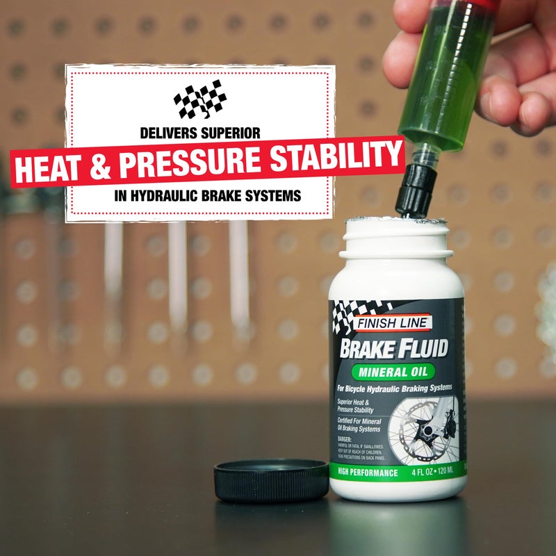 Finish Line High Performance Mineral Oil Brake Fluid, 4 oz - Image 2