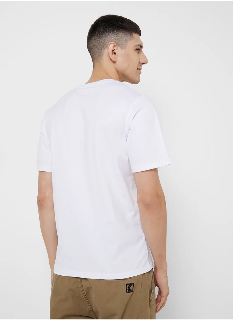 JACK & JONES Logo Crew Neck T-Shirt