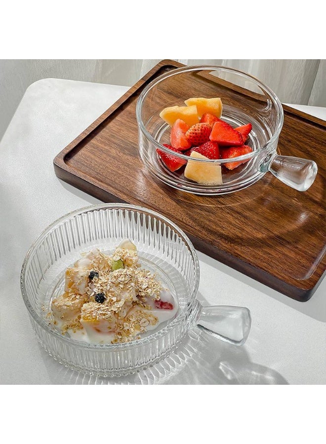 طاجن بايركس حراري سادة بيد جانبية، سعة 750 مل - طبق فرن آمن للميكرويف لتقديم الطعام (مقاس 15.5 سم) - Image 2