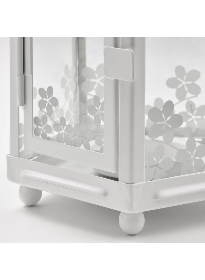 erorex Lantern for tealight, in/outdoor, white, 21 cm - Image 3