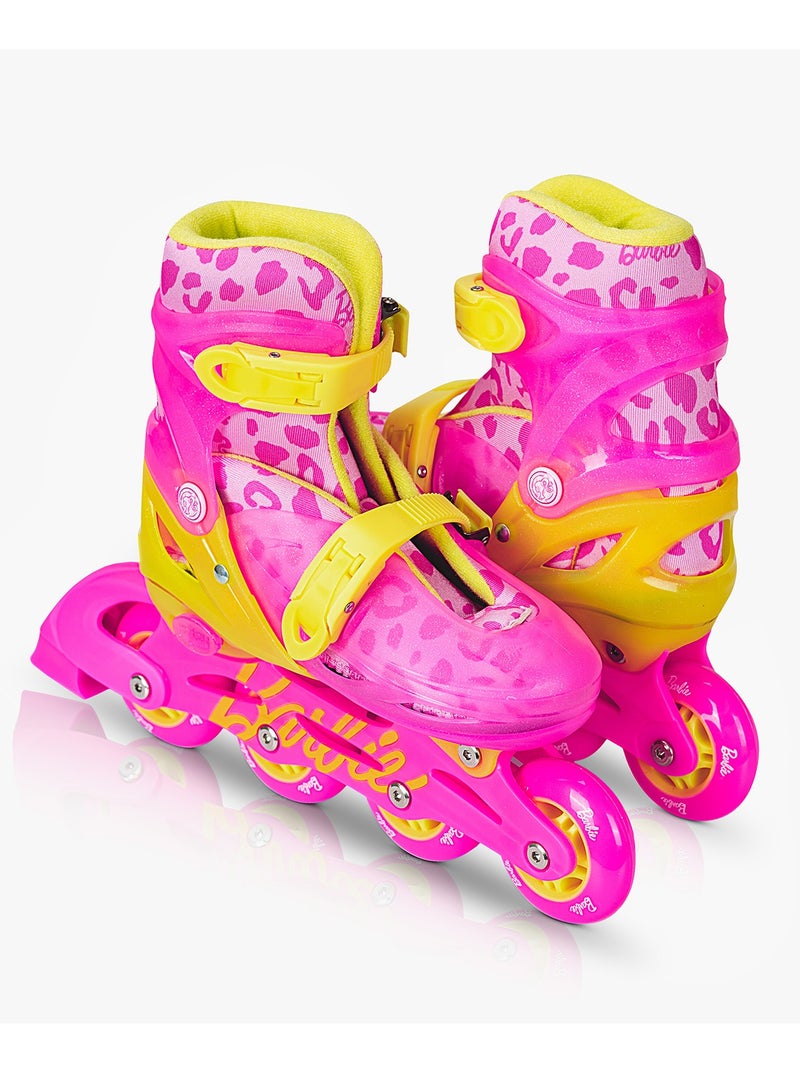 Spartan Barbie Inline Skates for Kids Size M 3538 | Durable Hardshell Boot with Soft Liner | 64mm PU CAST Wheels | ABEC-7 Bearings | Adjustable Fit for Growing Feet | SP-1024 - Image 3