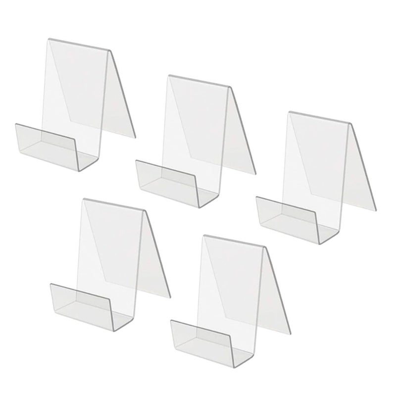 Acrylic Bookends Book Holders For Living Room Home Office Study Bookshelf Storage - Image 5