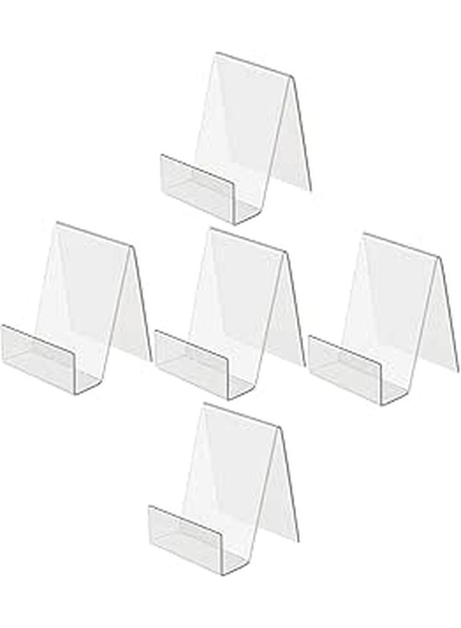 Acrylic Bookends Book Holders For Living Room Home Office Study Bookshelf Storage - Image 1