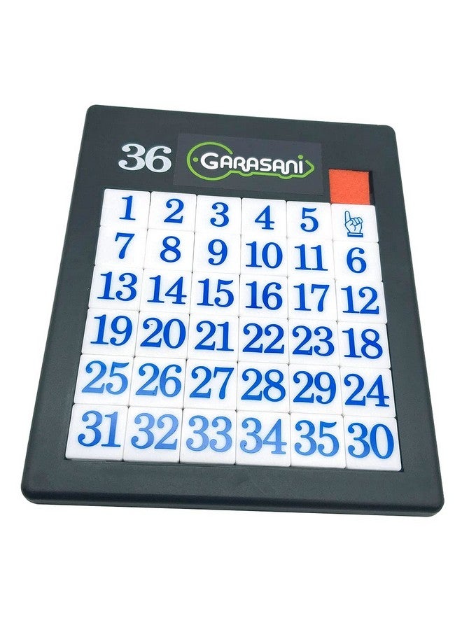 GARASANI Number Slide Puzzle Brain Teaser IQ Game (35 Number)  - Image 1