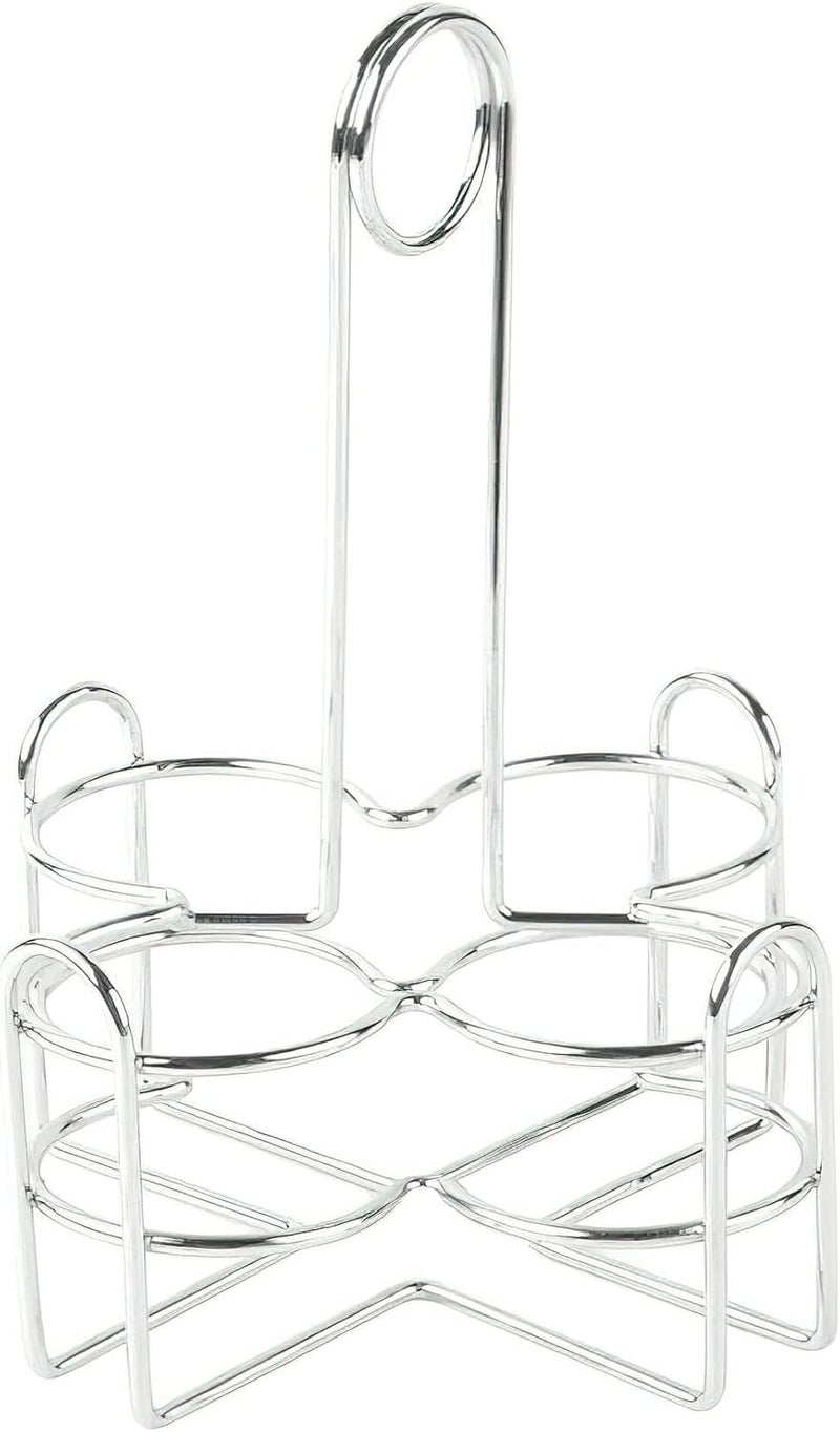 Get حامل توابل معدني G.E.T. 4-221623 مع حامل أرقام، 4 أقسام، كروم، 6.5" × 6.5" - Image 2