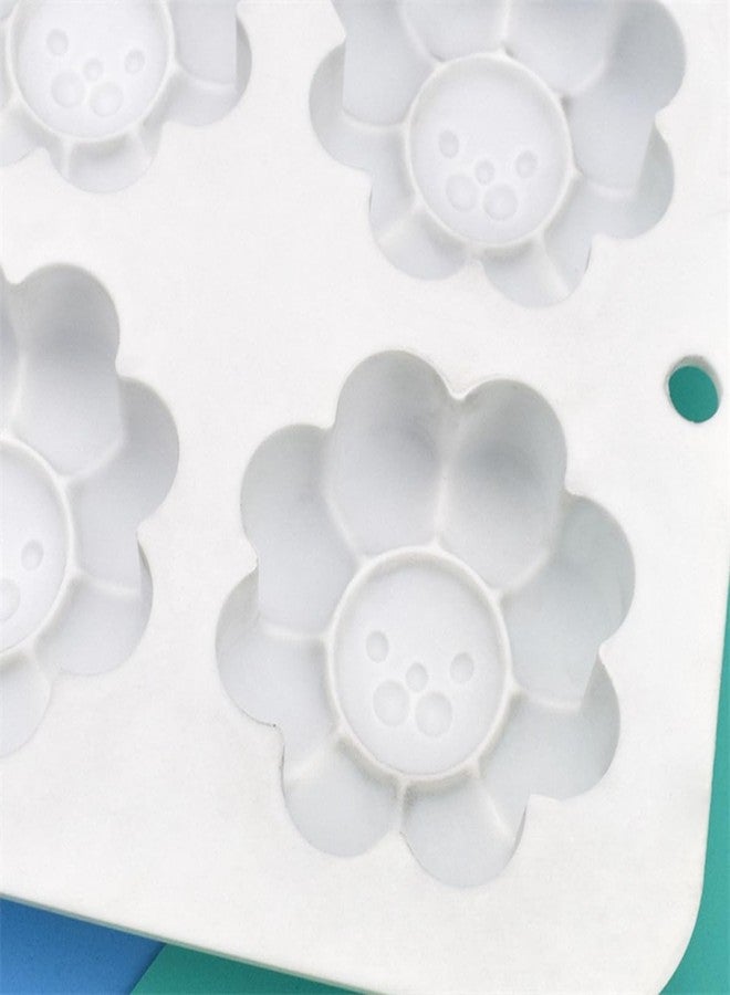 mostsom Cookie Chocolate Silicone Mold Sun's Smile 6-Cavity Chocolate Molds for Candy, Silicone Baking Molds for Mini Cakes, Jelly (Sun Smile D_8.56x5.68x0.92inch) - Image 3