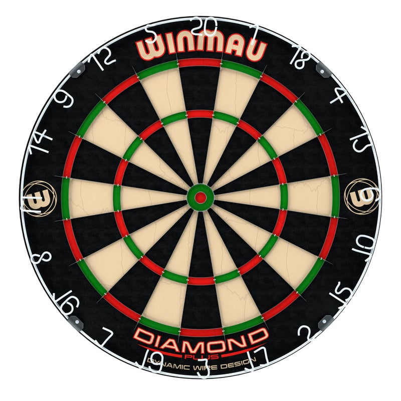 Winmau Diamond Plus Dart Board - Surround Set | Cabinet Set | Dartboard - Professional Darts Accessories - Variety of Options (Cabinet Set) - Image 2