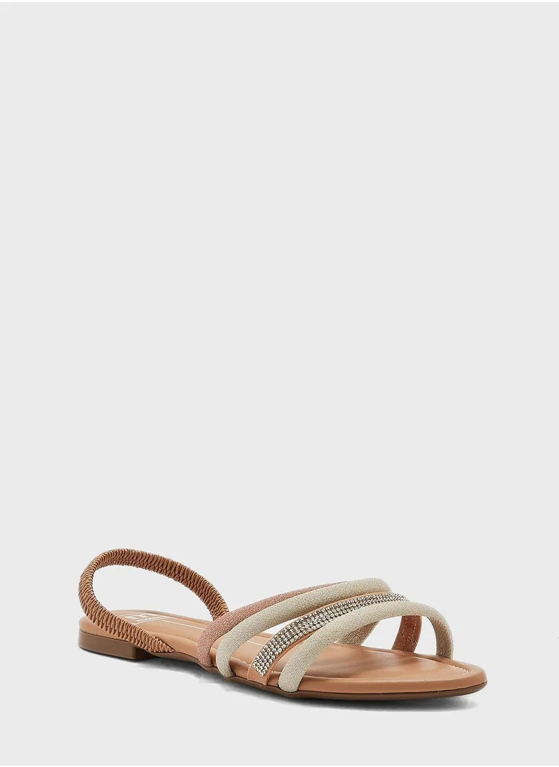 MOLECA Carolina Multi Strap Flat Sandals