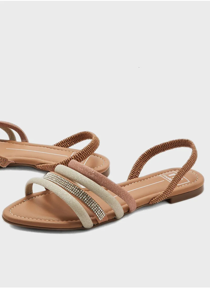 MOLECA Carolina Multi Strap Flat Sandals
