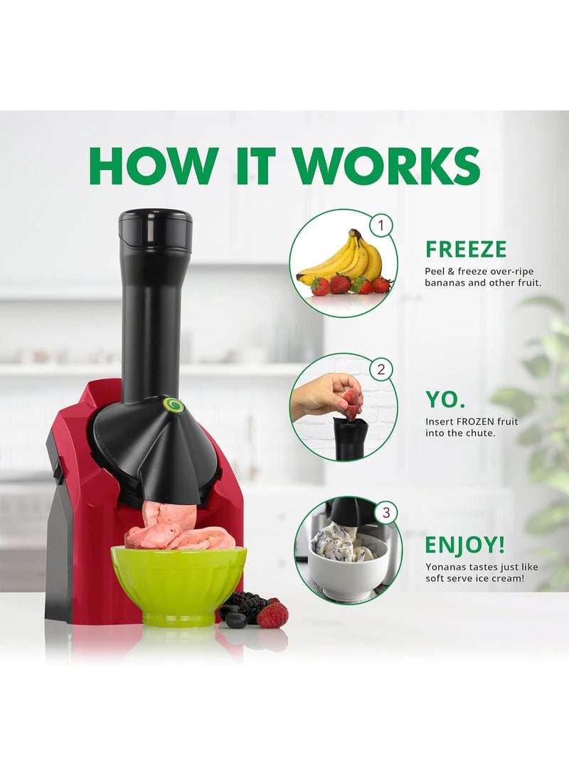 SHOPI Automatic Stainless Steel Ice Cream & Yogurt Maker – Homemade Kitchen Food Processing Machine for Frozen Desserts and Fruit Ice Cream - Image 1