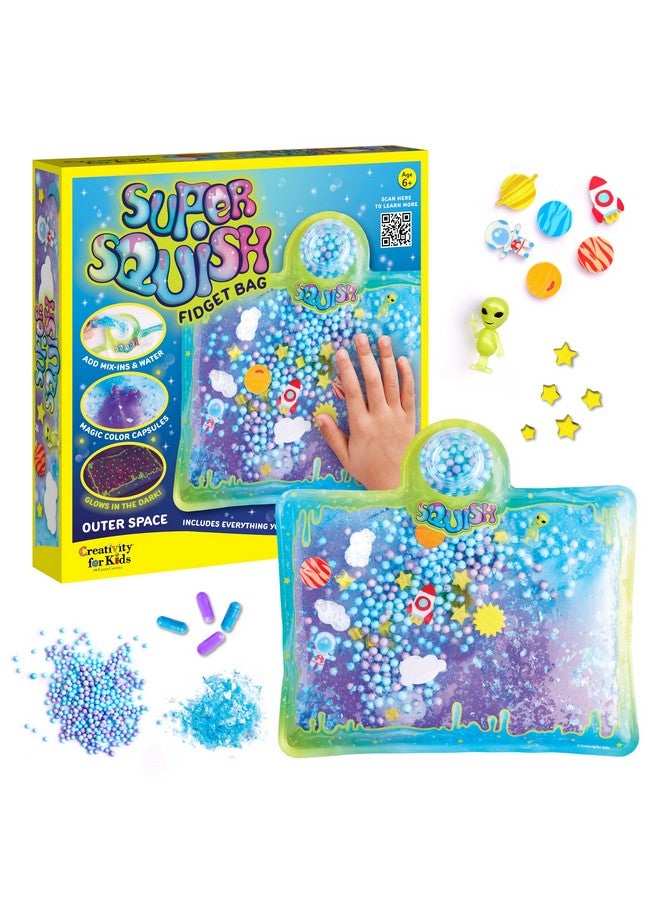 Creativity for Kids Super Squish Fidget Bag: Outer Space - Diy Craft Kits For Boys And Girls, Sensory Toys For Ages 6-8+, Galaxy Slime Space Toys And Gifts For Kids - Image 1