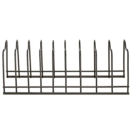 CELEORIS Pot Lid Holder Organizer, Kitchen Countertop Storage Rack Cutting Boards, Bakeware, Pots & Pans, Serving Trays, Reusable Containers in Cabinet Pantry, Stainless Steel (1, Black) - Image 5