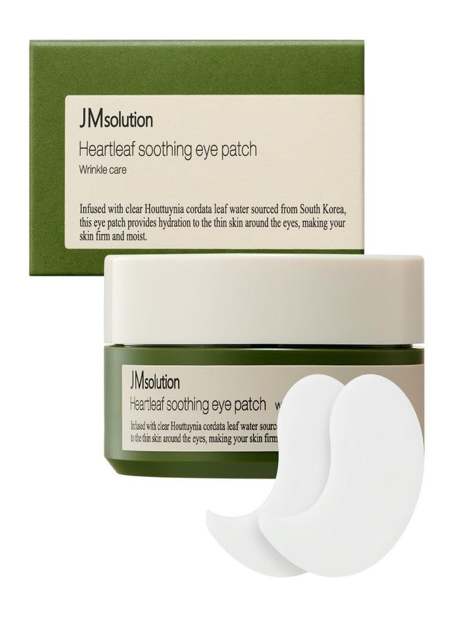 JMsolution Heartleaf 88 Soothing Eye Patch – Cooling Hydrogel Under Eye Mask for Puffy Eyes, Dark Circles & Sensitive Skin – Hydrating & Calming Eye Care with Houttuynia Cordata - Image 1