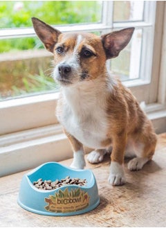 BECO Beco Bamboo Food And Water Pet Feeding Bowl Blue  - Image 4