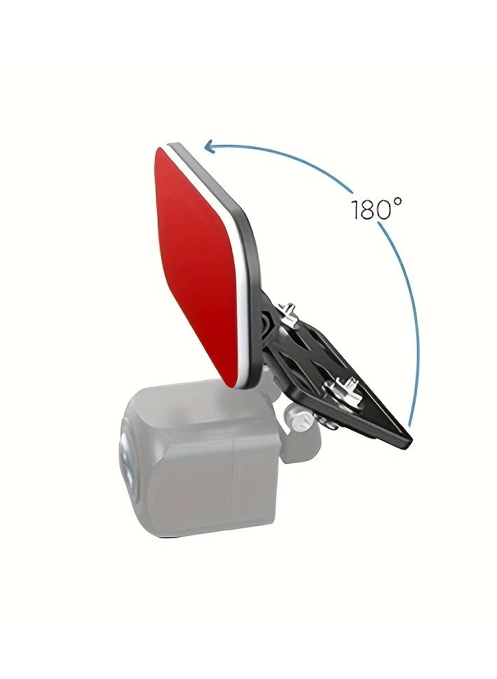 Generic Car Rear Window Adhesive Camera Mount Easy to install No drilling required Just install the camera on the bracket and stick it on the front or rear windshield The camera is suitable for most cars Dashboard cameras 180 degree free rotation can be adjusted vertically to any angle you need Suitable for cars, SUVs, vans, trucks, etc.  - Image 5