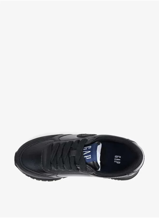 GAP Women's Panelled Lace-Up Low Ankle Sneakers