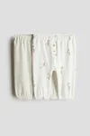 H&M 2-pack cotton trousers