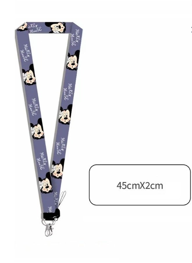 Disney Mickey Mouse Student ID Card Identification Card,With Lanyard Disney Card Holder  - Image 3