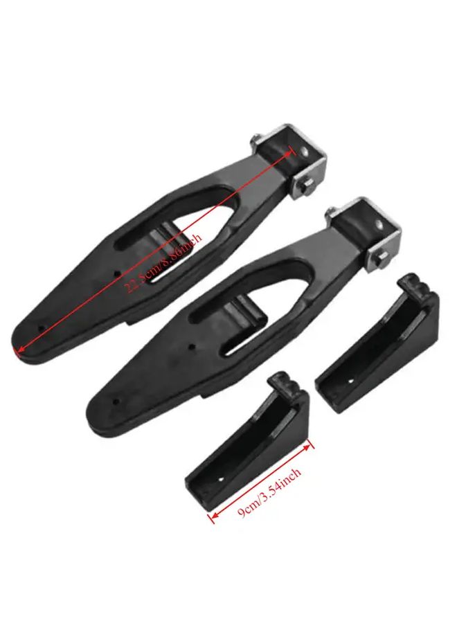 Pack Of 2 Heavy Duty Truck Hood Latch Strap With Bracket Kit Variant Color - Image 2