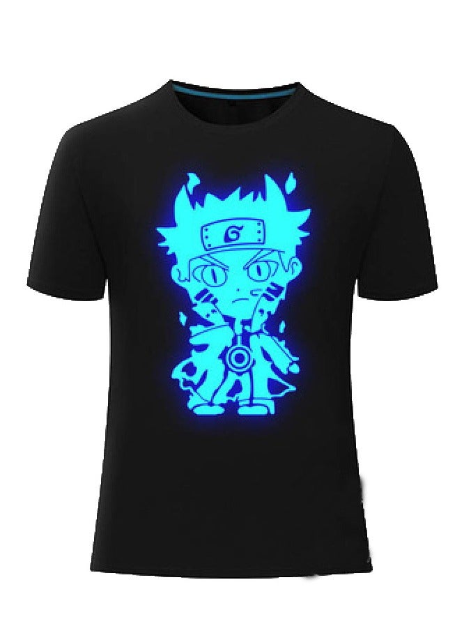 KUYING New Naruto Night Light T-shirt  - Image 1