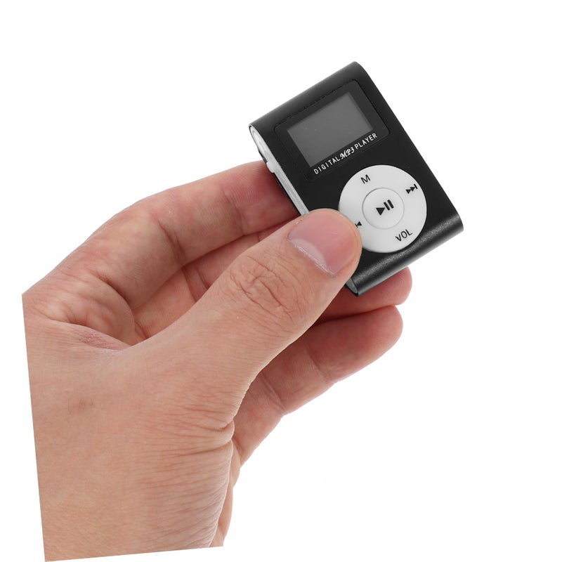 32GB Mini USB Clip MP3 Player with LCD Screen Supports Micro Card for Sports and Music - Image 5