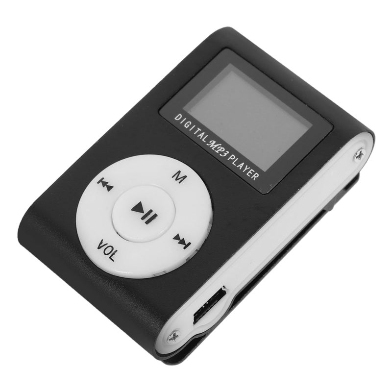 32GB Mini USB Clip MP3 Player with LCD Screen Supports Micro Card for Sports and Music - Image 2