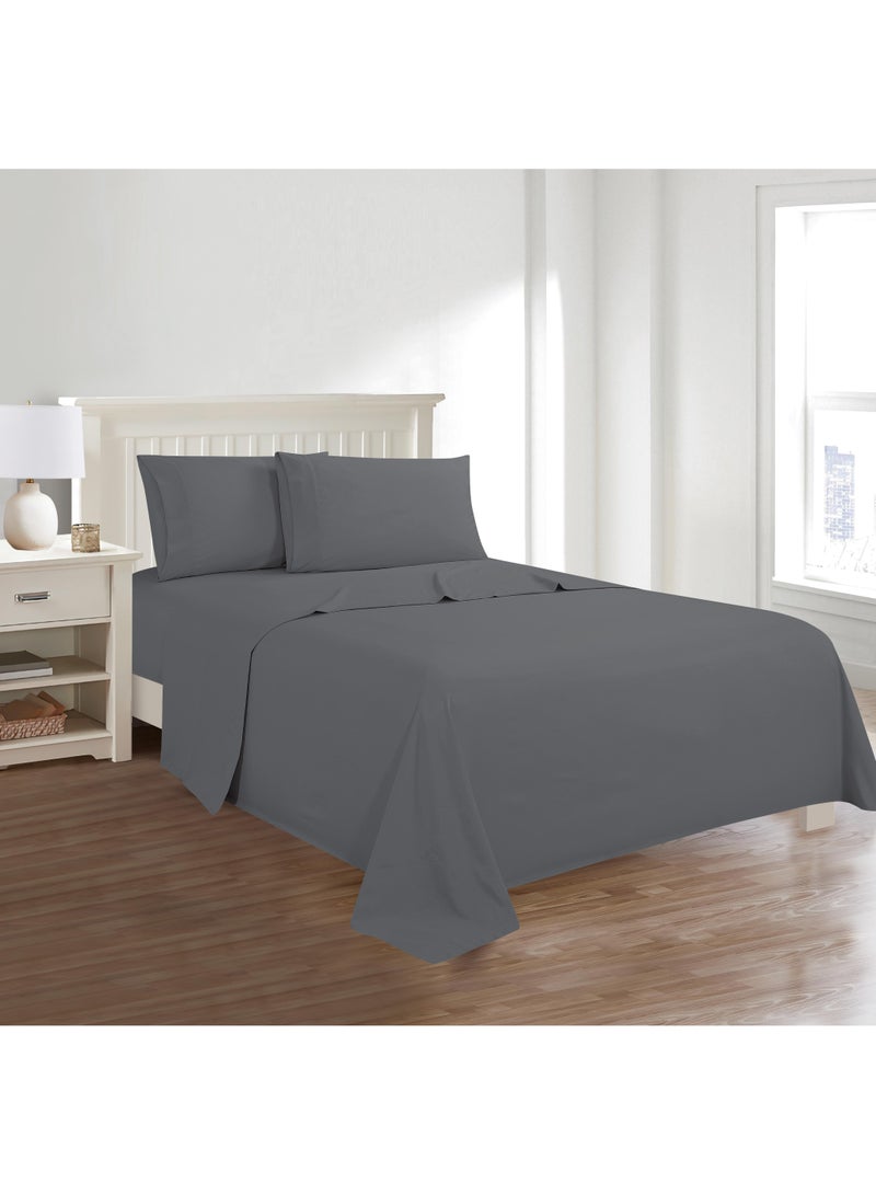 Luxury microfiber sheet set of 3 pieces, 200 x 200