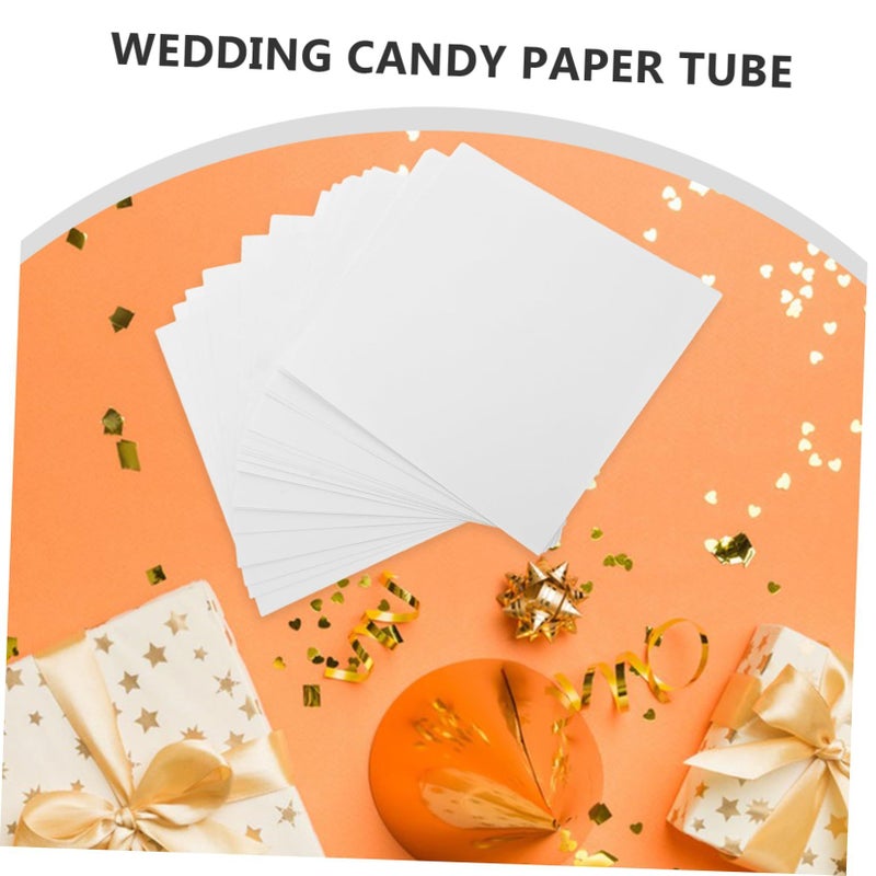 30 Pieces Flower Cones for Wedding Decor Paper Cone Cups Cardboard Tube Stands Candy Anniversary Bouquet Holders - Image 4