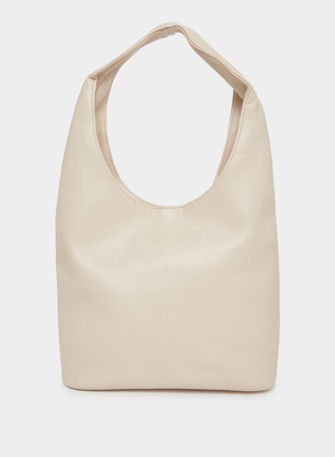 Styli Studded Hobo Bag with Snap Closure - Image 4
