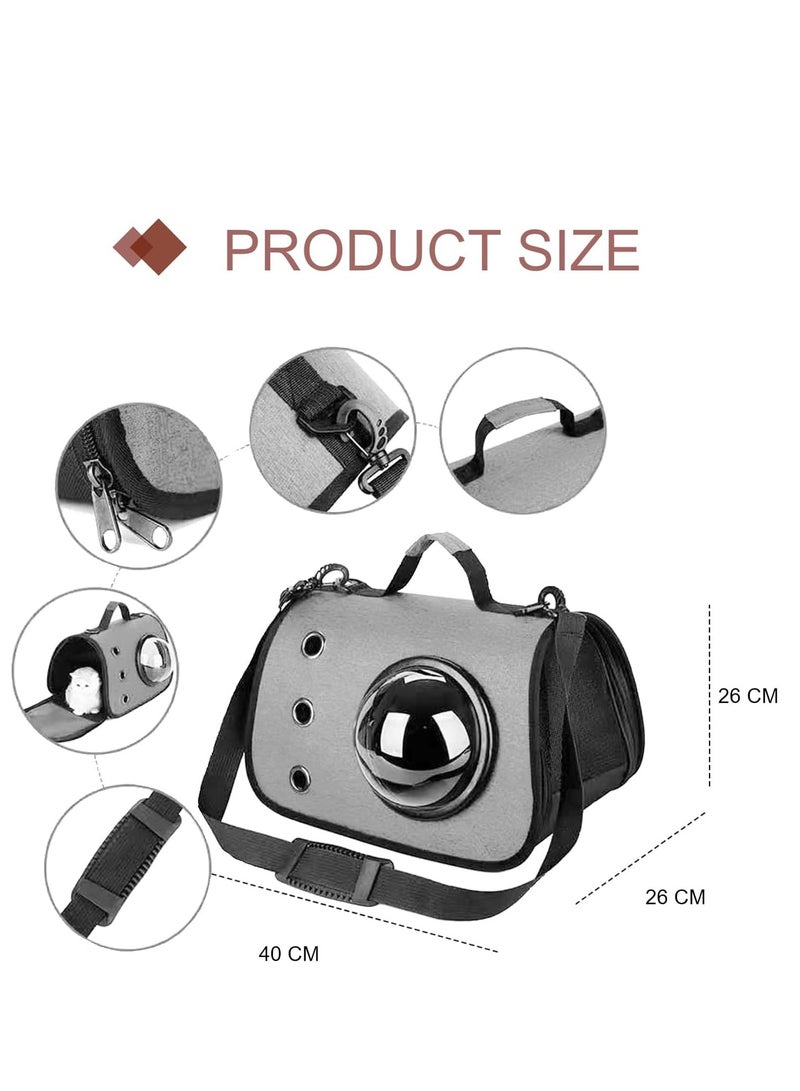 A.M Pet Carrier for Small Cat & Dog, Fashionable Cat Cage for Walking, Hiking,Shopping - Image 5