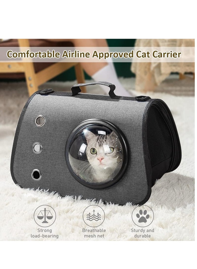 A.M Pet Carrier for Small Cat & Dog, Fashionable Cat Cage for Walking, Hiking,Shopping - Image 2
