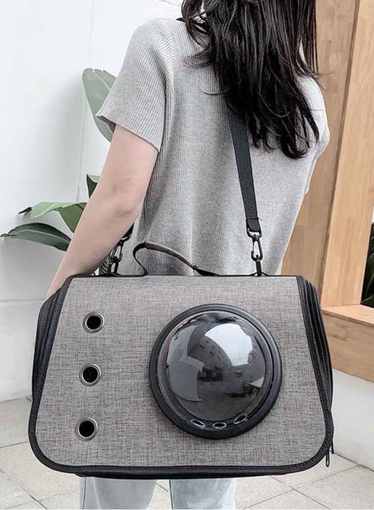 A.M Pet Carrier for Small Cat & Dog, Fashionable Cat Cage for Walking, Hiking,Shopping - Image 4