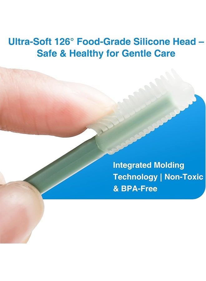 5 PCS Eyelid Brush with Soft Silicone for Sensitive Eyelids,Gently Cleans Eyelid Margins,Removes Dirt,Oil.Blepharitis,MGD and Dry Eyes Relief,Lid Scrub Device,Eyelid Cleanser Partner - Image 5