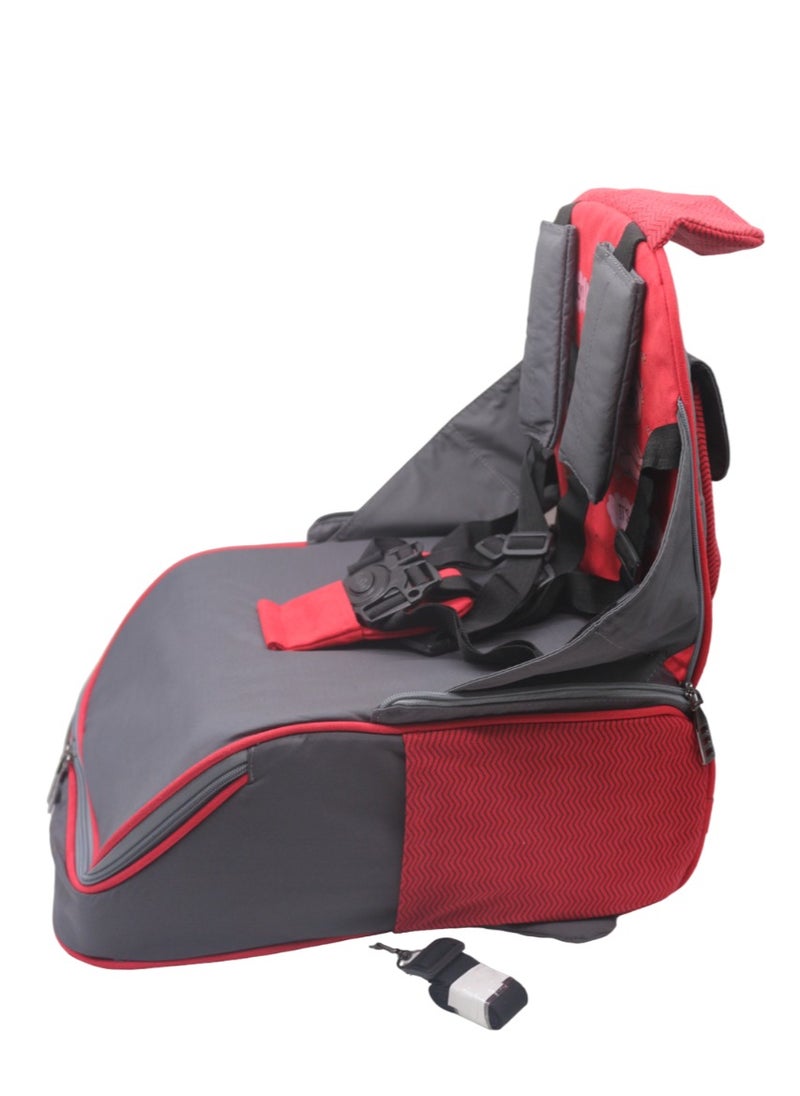Gharibo Bags Moms bag & portable dining chair for baby ,multi-function backpack with Large capacity two in one - Zigzag.  - Image 1