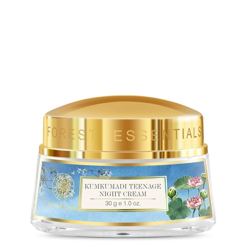Forest Essentials Forest Essentials Delicate Facial Cleanser Saffron and Neem 50ml and Night Cream Kumkumadi Keram 30g - Image 5
