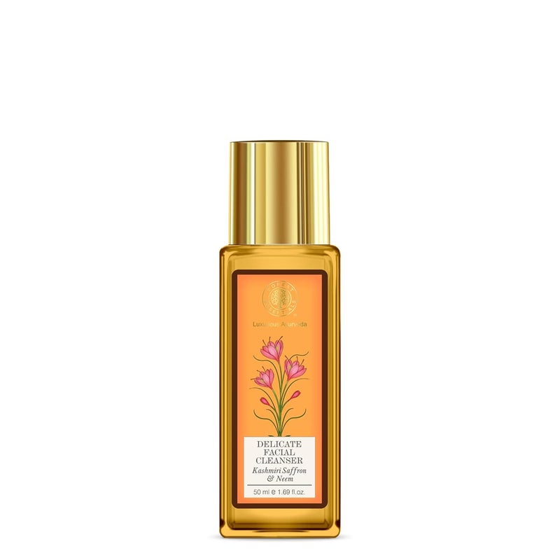 Forest Essentials Forest Essentials Delicate Facial Cleanser Saffron and Neem 50ml and Night Cream Kumkumadi Keram 30g - Image 2