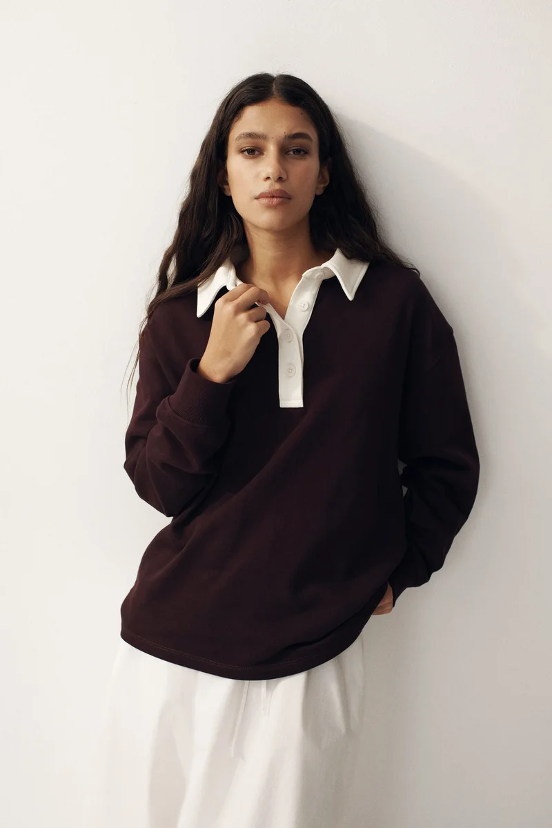 H&M Oversized rugby shirt