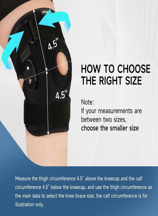 Hocafer Plus Size Knee Brace XL-8XL,Stable Support of The Decompression Knee, Effective Relief of ACL, Arthritis, Meniscus Tear, Adjustable Compression Band, Suitable for Men and Women (7XL-8XL) - Image 2