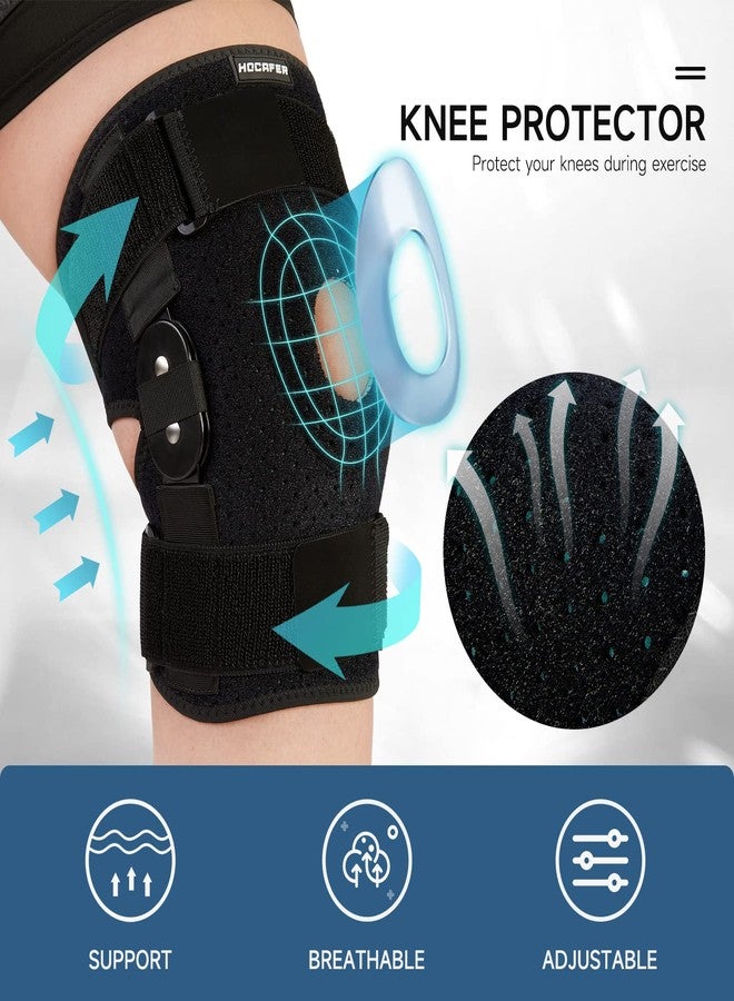 Hocafer Plus Size Knee Brace XL-8XL,Stable Support of The Decompression Knee, Effective Relief of ACL, Arthritis, Meniscus Tear, Adjustable Compression Band, Suitable for Men and Women (7XL-8XL) - Image 5