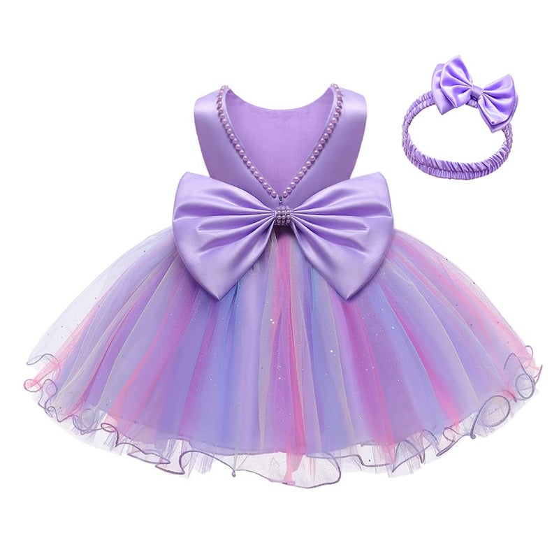 LZH Baby Girl Dresses,Baby Flower Girl Dress,Baby Girl Party Dresses 12-18 Months,lace Baby Dress,Toddler Pageant Dress - Image 1