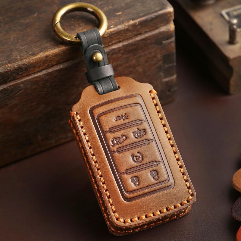 EASYANT Leather Key Fob Cover for Jeep - Image 5