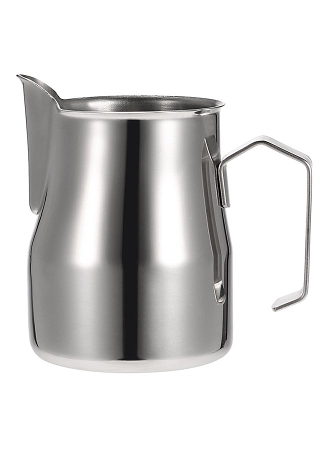 Loquat Milk Frothing Pitcher Silver 350ml - Image 1