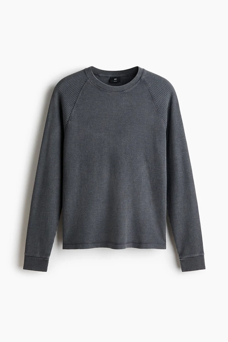 Regular Fit Waffled top