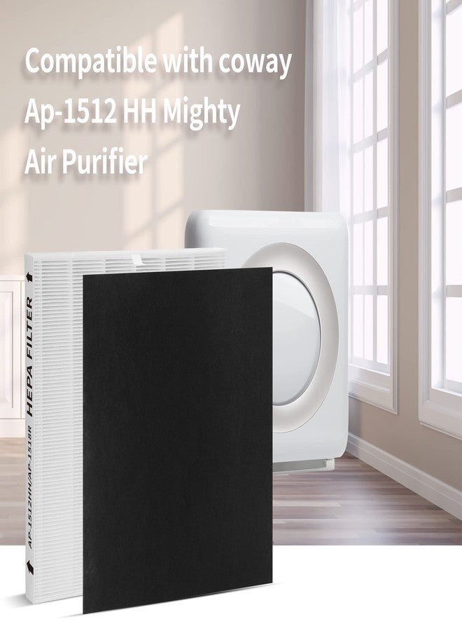 GoKBNY مجموعة فلاتر بديلة من GoKBNY، 3 قطع، متوافقة مع أجهزة تنقية الهواء Coway AP-1512HH Mighty و Airmega 200M، رقم القطعة 3304899، مع 9 فلاتر كربون إضافية. - Image 2