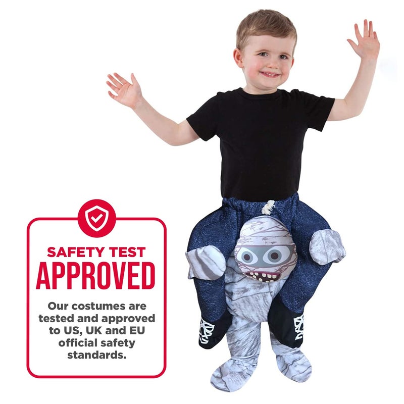 Morphsuits Toddler Mummy Costume Piggyback Fancy Dress Halloween Costume For Toddlers One Size Fits All - Image 2